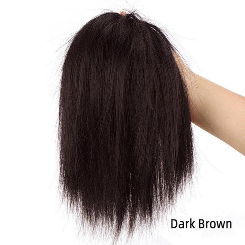 1PC Messy Straight Hair Bun Extensions for Women Hair
