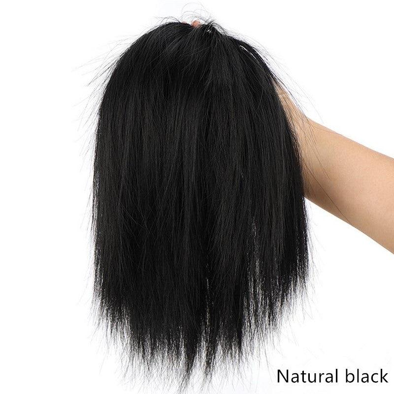 1PC Messy Straight Hair Bun Extensions for Women Hair