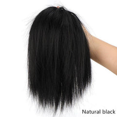 1PC Messy Straight Hair Bun Extensions for Women Hair