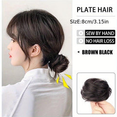 Messy Donut Hair Buns Updo Chignon With Elastic Hair Rope
