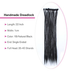 Thick Crochet Dread Braidings Synthetic Hair Extensions