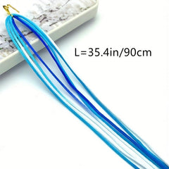 Colorful Hair Rope Band Assorted Hair Braiding Yarn Strings Box Braids