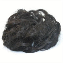 Wavy Curly Synthetic Hair Extensions for Messy Bun Updo