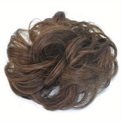 Wavy Curly Synthetic Hair Extensions for Messy Bun Updo
