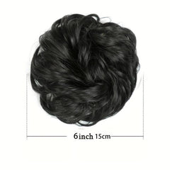Wavy Curly Messy Bun Hair Piece Scrunchie Chignon Ponytail Extension
