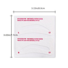 Eyebrow Stencil Set for Natural Brows, 5 Pc Kit