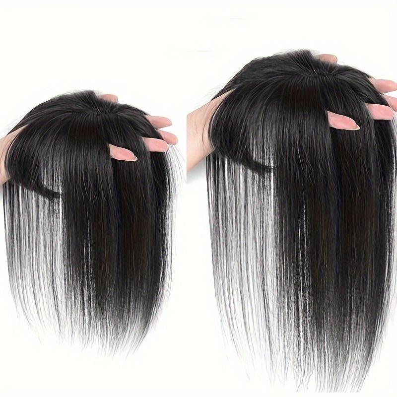 8-12 Inch Human Hair Silk Base Topper Lightweight Hair Pieces