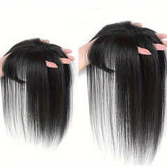 8-12 Inch Human Hair Silk Base Topper Lightweight Hair Pieces