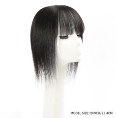 8-12 Inch Human Hair Silk Base Topper Lightweight Hair Pieces