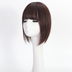 8-12 Inch Human Hair Silk Base Topper Lightweight Hair Pieces