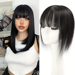 8-12 Inch Human Hair Silk Base Topper Lightweight Hair Pieces