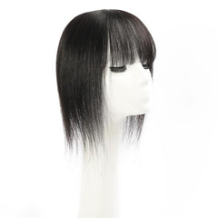 8-12 Inch Human Hair Silk Base Topper Lightweight Hair Pieces