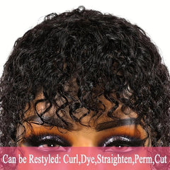 Curly Hair Topper Human Hair Clip In Extensions Natural Daily Use