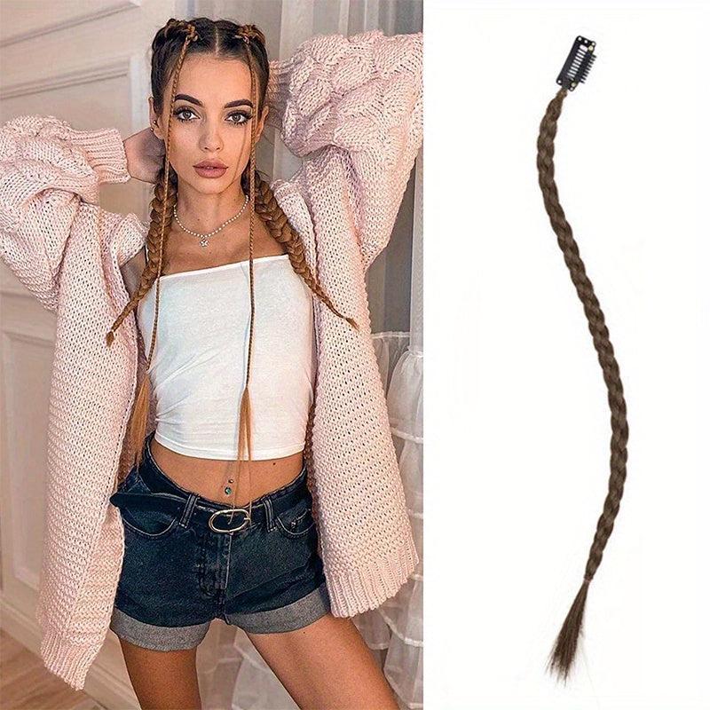 Boxing Braid Clip-In Hair Extensions for Daily Party Halloween Use