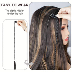 Boxing Braid Clip-In Hair Extensions for Daily Party Halloween Use