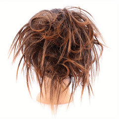 Tousled Updo Messy Hair Bun Scrunchie Fluffy Hair Extensions