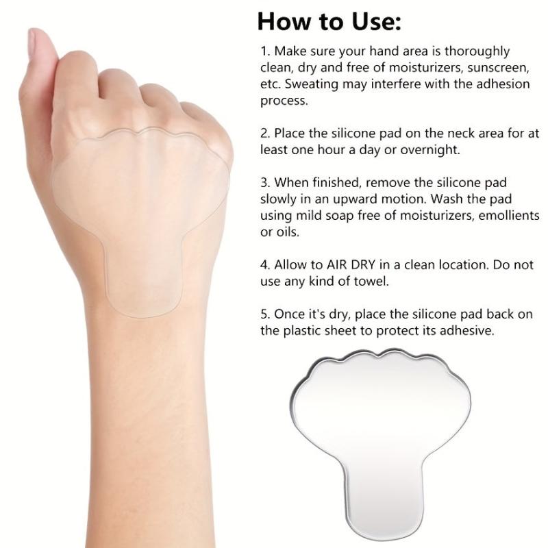 Transparent Silicone Hand Wrinkle Sticker Reduce Skin Aging