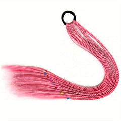 55 88 Cm Long Braids Ponytail Hair Extension Colored Gradient Hair Piece