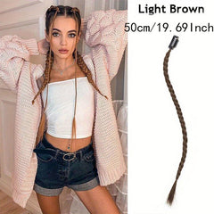 Y2K Clip-In Braided Hair Extensions