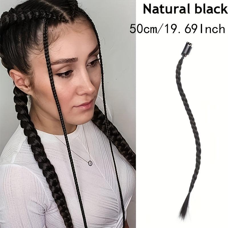 Y2K Clip-In Braided Hair Extensions
