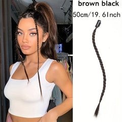 Y2K Clip-In Braided Hair Extensions