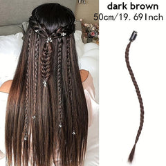 Y2K Clip-In Braided Hair Extensions