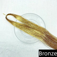 Colorful Hair Tinsel Strands DIY Sparkling Hair Extensions Y2K Glitter