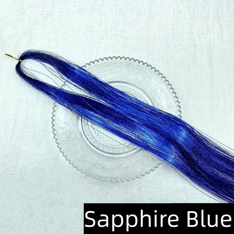 Colorful Hair Tinsel Strands DIY Sparkling Hair Extensions Y2K Glitter