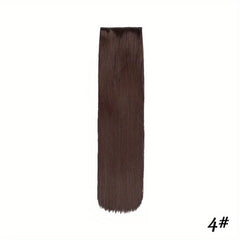 Clip In Straight Hair Extensions Synthetic Fiber Hair Extensions for Women