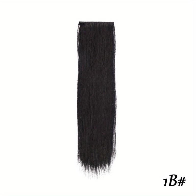 Clip In Straight Hair Extensions Synthetic Fiber Hair Extensions for Women