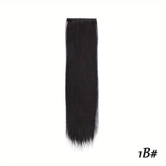 Clip In Straight Hair Extensions Synthetic Fiber Hair Extensions for Women