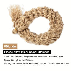 Long Curly Crochet Hair Blonde Wavy Deep Wave 1 Pack