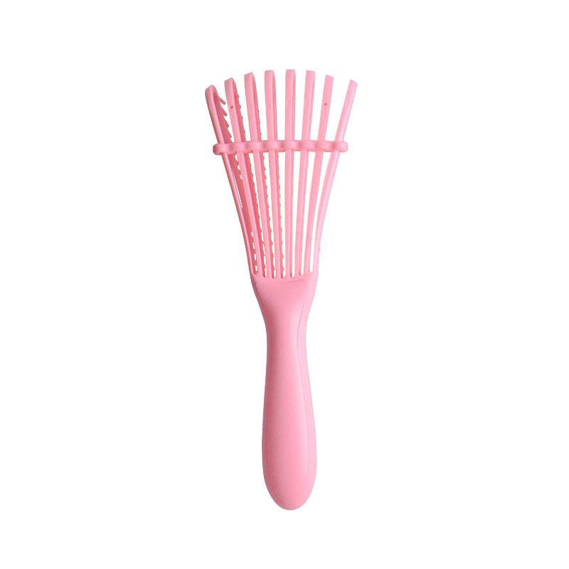 Curly Hair Detangling Brush Portable Hair Detangler Eight Claws