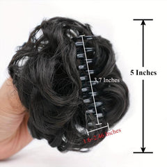 Fluffy Wavy Curly Claw Clip Hair Extension for Women