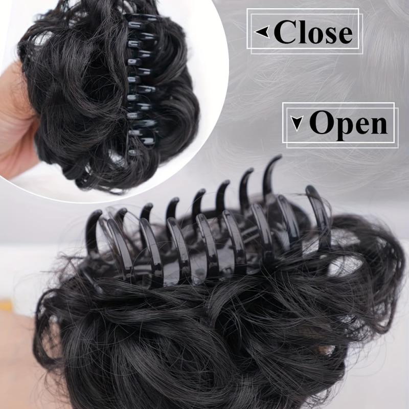 Fluffy Wavy Curly Claw Clip Hair Extension for Women