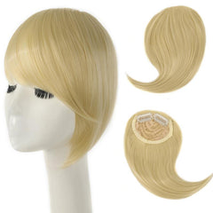 Synthetic Clip In Bangs for Women Hairpiece with Side Bangs