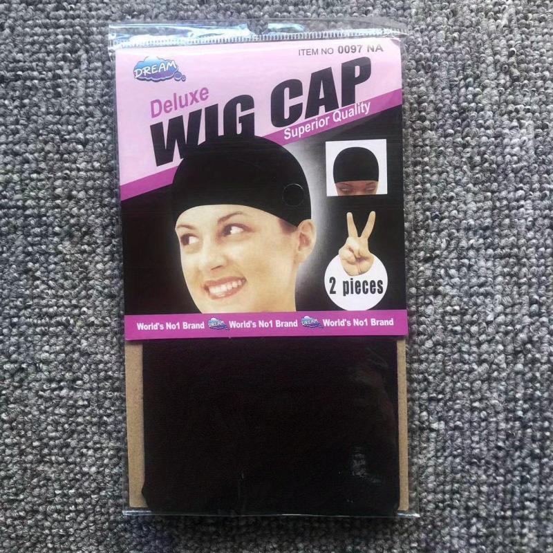 5 Packs 10pcs Nude Mesh Net Wig Caps for Wigs Stocking Cap Beige Brown