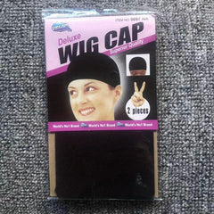 5 Packs 10pcs Nude Mesh Net Wig Caps for Wigs Stocking Cap Beige Brown