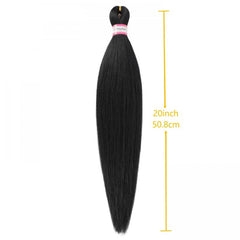Pre-Stretched Braiding Hair Extensions 50 8 Cm Easy Crochet Braid 8 Packs