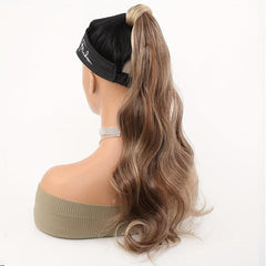 Flexible Steel Wire Wrap Around Long Ponytail Extensions