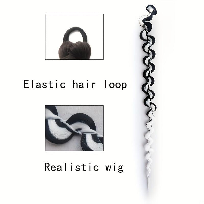 Ombre Braided Ponytail Clip In Hair Extensions for Women