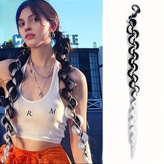 Ombre Braided Ponytail Clip In Hair Extensions for Women