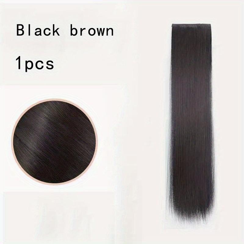 Thick Long Straight Clip In Extensions Pack of 3 for Women Girls 50.8 cm