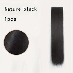 Thick Long Straight Clip In Extensions Pack of 3 for Women Girls 50.8 cm