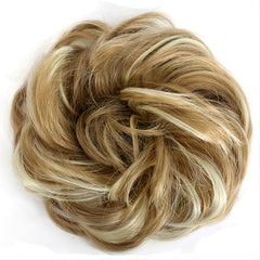 Curly Wavy Messy Hair Bun Extension