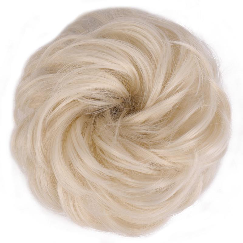 Curly Wavy Messy Hair Bun Extension