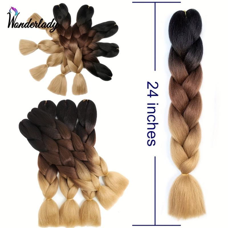 Ombre Synth. Braiding Hair 60-96cm Jumbo Box Braids Ext.