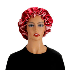 Satin Reversible Sleeping Cap for Women Hair Care Bonnet