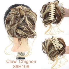 Hair Bun Wig Clip Synthetic High Temperature Filament