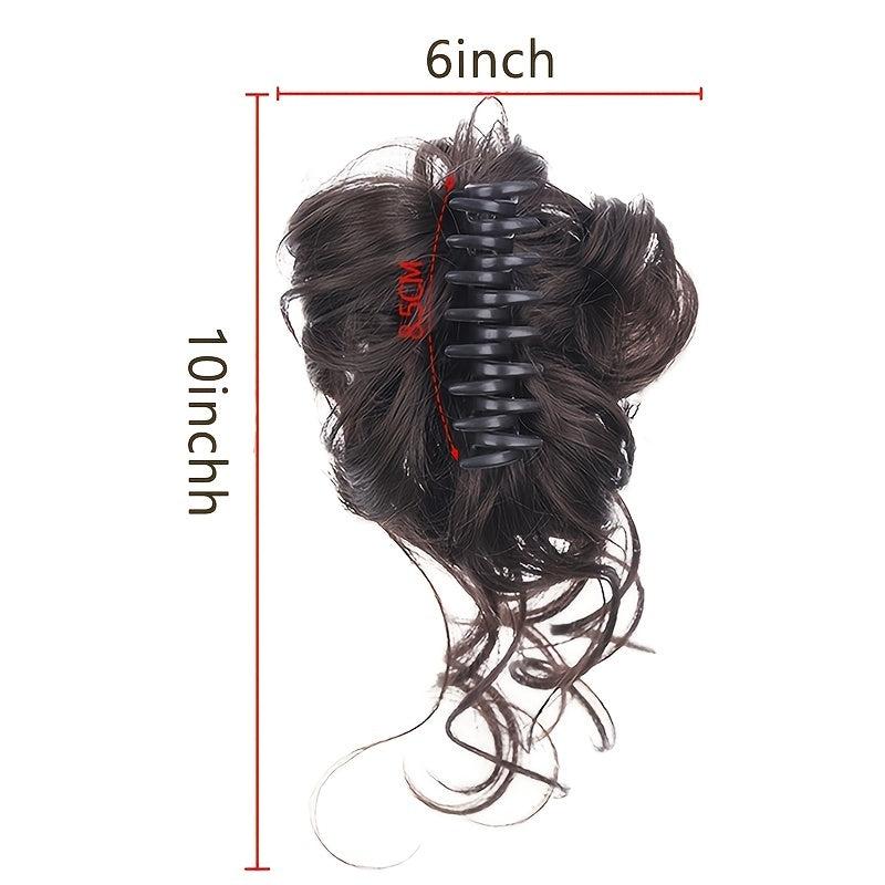 Hair Bun Wig Clip Synthetic High Temperature Filament